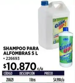 Construmart Clean up shampoo para alfombras oferta