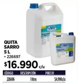 Construmart Quita sarro oferta