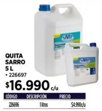 Construmart Quita sarro oferta