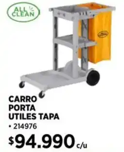 Construmart Carro porta utiles tapa oferta