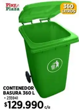 Construmart Contenedor basura 360 L oferta