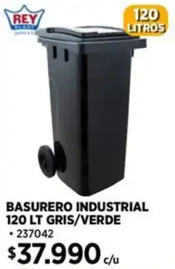 Construmart Basurero industrial 120 L oferta