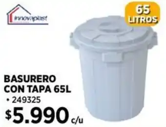Construmart Basurero con tapa oferta