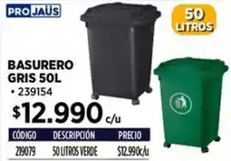 Construmart Projaüs basurero gris oferta