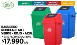 Construmart Basurero reciclaje oferta