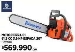 Construmart Husqvarna motosierra 61 oferta