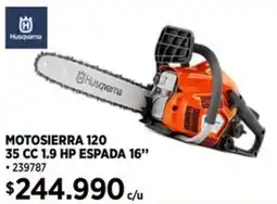 Construmart Husqvama motosierra 120 oferta