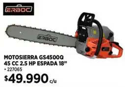 Construmart Erboc motosierra oferta
