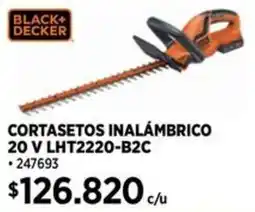Construmart Black+ decker cortasetos inalámbrico oferta