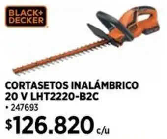 Construmart Black+ decker cortasetos inalámbrico oferta