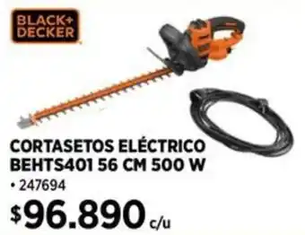 Construmart Black+ decker cortasetos eléctrico oferta