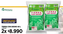 Construmart Armony tierra con abono oferta