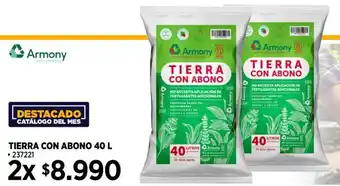 Construmart Armony tierra con abono oferta