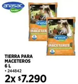 Construmart Anasac jardin tierra para maceteros oferta