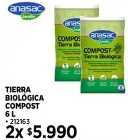 Construmart Anasac jardin tierra biológica compost oferta