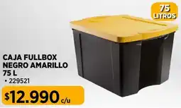 Construmart Caja fullbox negro amarillo oferta