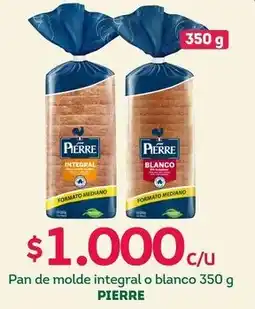 Tottus Pierre pan de molde integral o blanco oferta