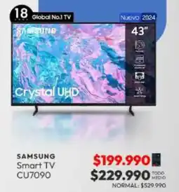 La Polar Samsung smart tv 43" oferta