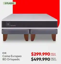 La Polar CIC cama europea BD ortopedic oferta