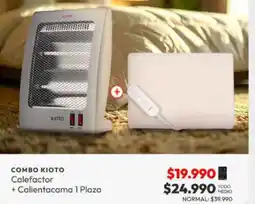 La Polar Combo kioto calefactor oferta