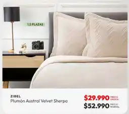 La Polar Zibel plumón austral velvet sherpa oferta