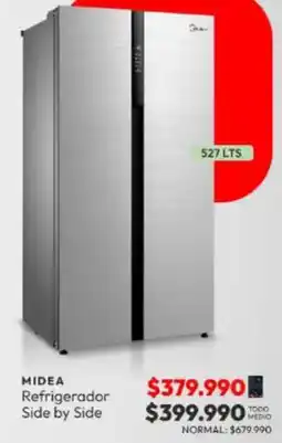 La Polar Midea refrigerador side by side oferta