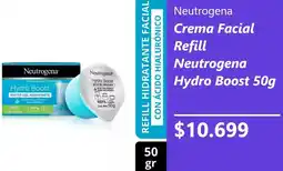 Salcobrand Neutrogena crema facial refill hydro boost oferta