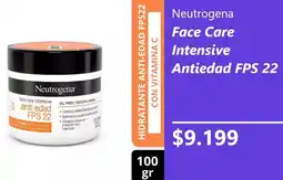 Neutrogena face care intensive antiedad fps 22