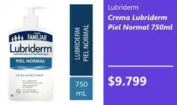 Salcobrand Lubriderm crema piel normal oferta