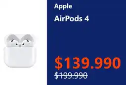 Entel Apple airpods 4 oferta