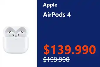 Entel Apple airpods 4 oferta