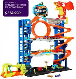 Ripley Hot wheels set de juego hot wheels city ultimate garage oferta