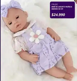 Ripley Crusec bebé de juguete muñeca reborn oferta