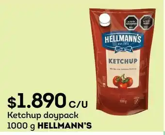 Tottus Ketchup doypack 1000 g hellmann’s oferta