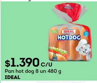 Tottus Pan hot dog 8 un 480 g ideal oferta