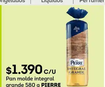 Tottus Pan molde integral grande 580 g pierre oferta