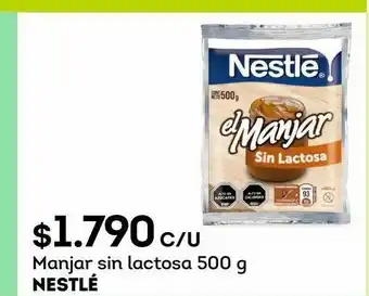 Manjar sin lactosa 500 g nestlé