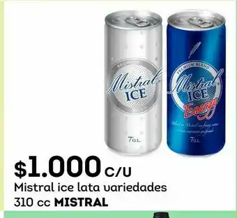 Tottus Mistral ice lata variedades 310 cc mistral oferta