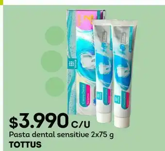 Tottus Pasta dental sensitive 2x75 g tottus oferta