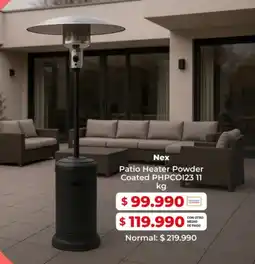 Easy Nex patio heater powder coated phpco123 11 oferta