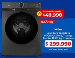 Easy Midea Lavadora secadora MF200D115WB/T carga frontal oferta