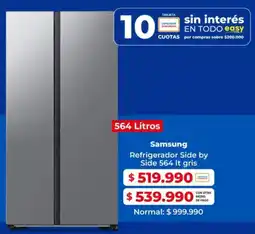 Easy Samsung refrigerador side by side oferta