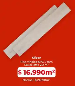 Easy Klipen piso vinílico spc oferta