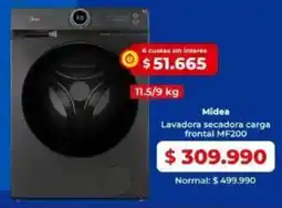Easy Midea lavadora secadora carga frontal mf200 oferta