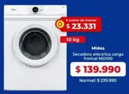 Easy Midea secadora eléctrica carga frontal md100 oferta