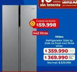 Easy Midea refrigerador side by side no frost oferta