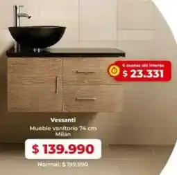 Easy Vessanti mueble vanitorio milán oferta