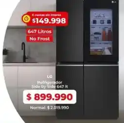 Easy Lg refrigerador side by side oferta