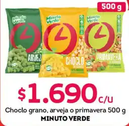 Tottus Minuto verde choclo grano, arveja o primavera oferta