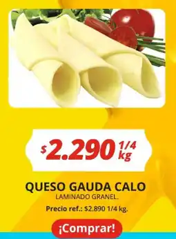 Unimarc Queso gauda calo laminado granel. oferta